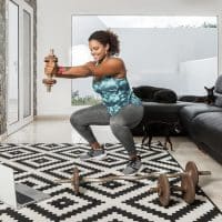 Transformer un coin de la maison en salle de sport motivante