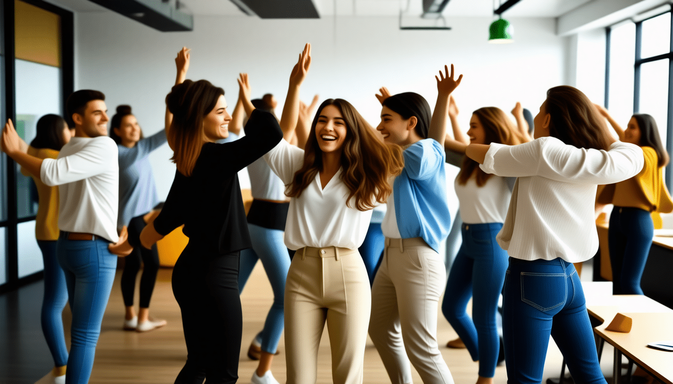 découvrez comment intégrer la danse comme échauffement original et ludique avant une réunion pour booster l'énergie, favoriser la cohésion d'équipe et stimuler la productivité.